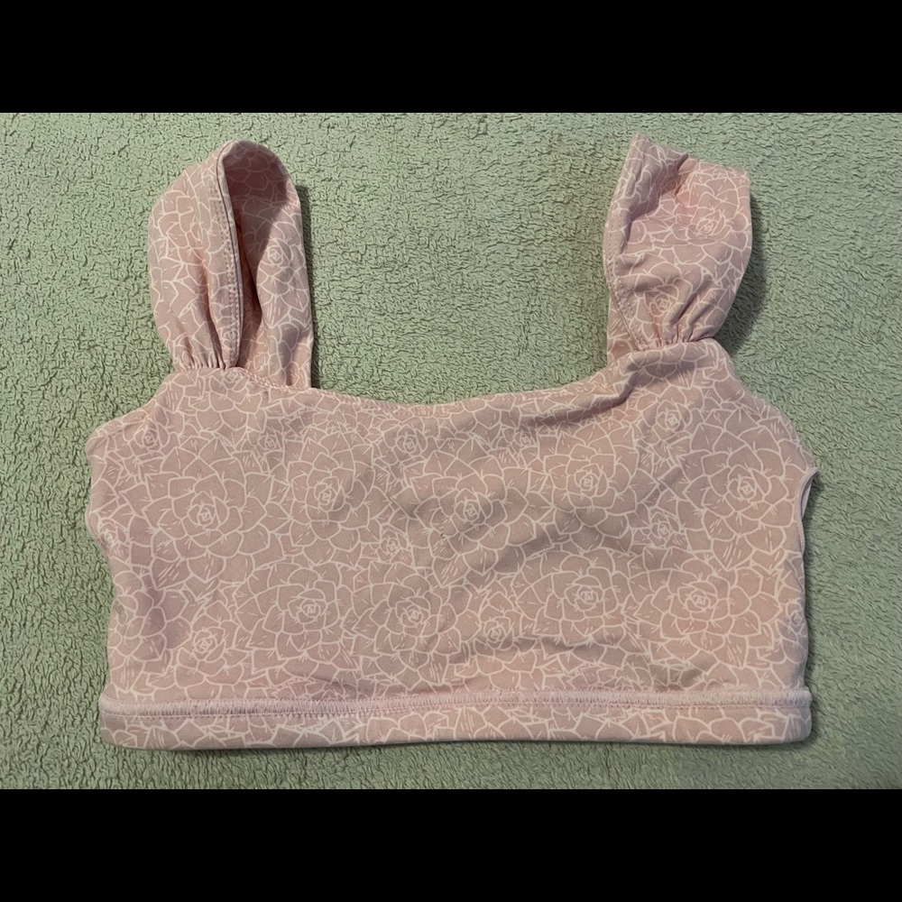 BuffBunny Aloe Sports Bra - Eden Print Pink